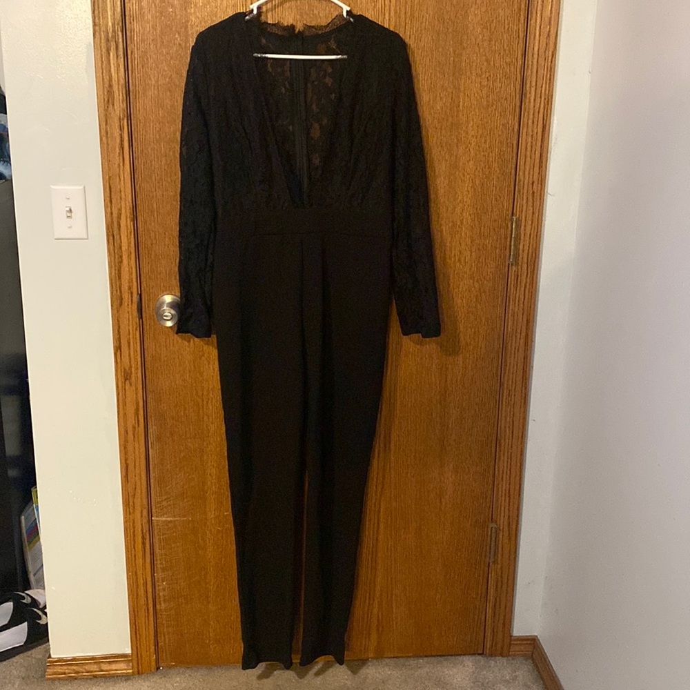 Black jumper suit